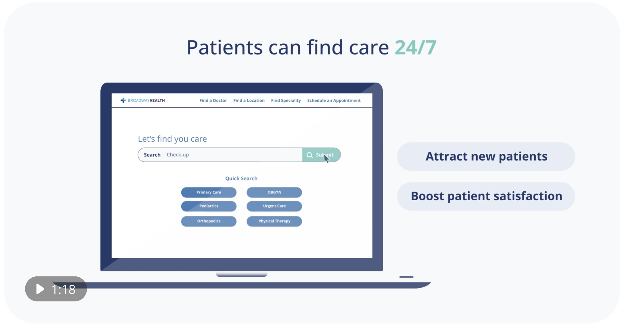 In this video, you will learn more about engagement solutions that improve patient satisfaction.